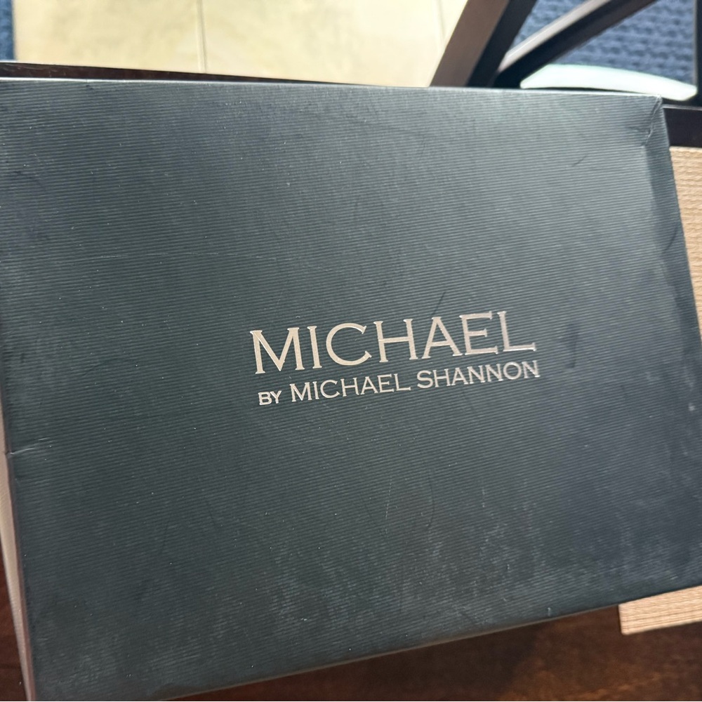 Michael Shannon for Michael Kors Black Shoe Box with Label. Size 9